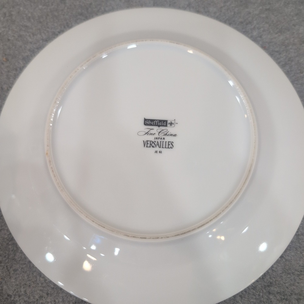 Sheffield Versailles Fine China Demitasse Cup and Saucer Set Japan 1970 JE 60 61 - Picture 7 of 7